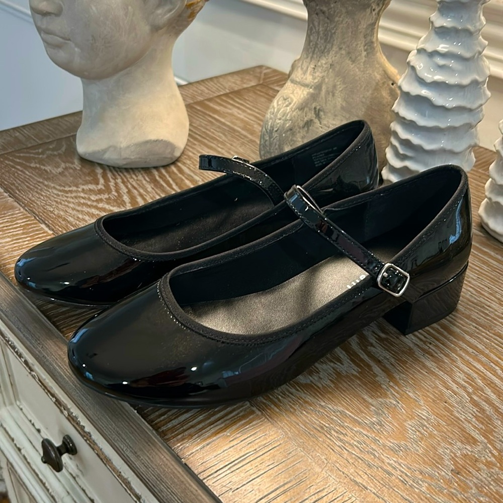 Patent leather Mary Jane’s